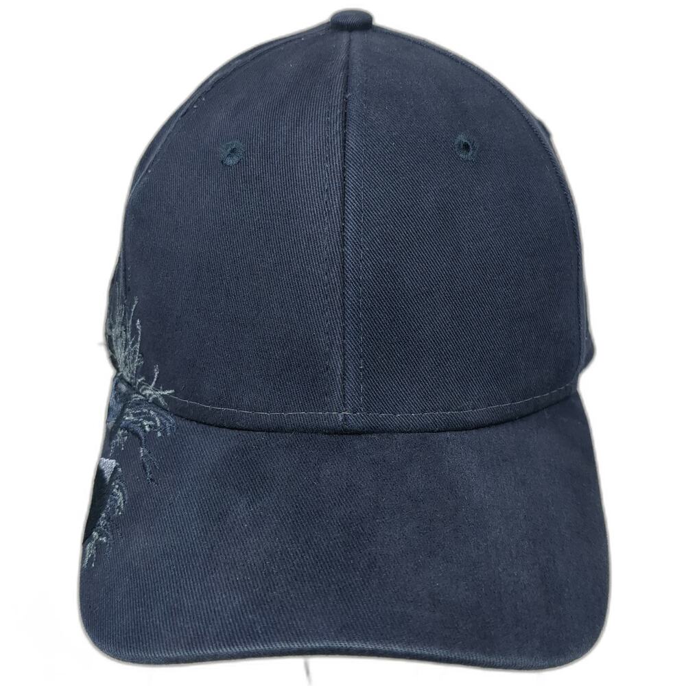 Dri-Duck Wildlife Series Eagle Embroidered Baseball Cap Blue One Size Hat Cotton